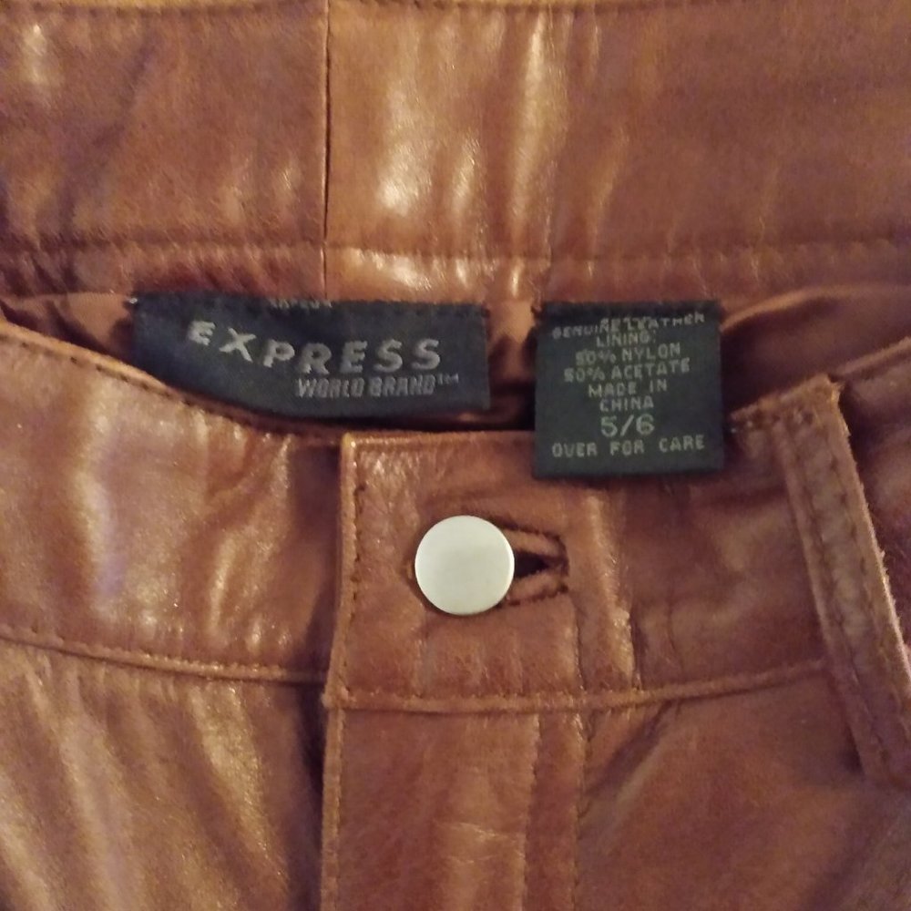 Genuine Leather Pants